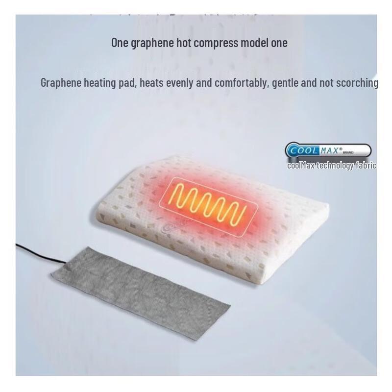 OEING Heated Extra-Long Lumbar Support Pillow
