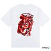 Stussy 2025 Summer New High Quality Cotton Round Neck T-shirt for Men and Women Soda Can Printing Couple T-shirt