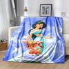 1 peça, Manta Disney Princesa Jasmine & Tigre Bebê Decoração de Casa, Capa de Sofá, Exterior, Presente para Amigos, Mantas, Quarto, Sala de Estar, Viagem