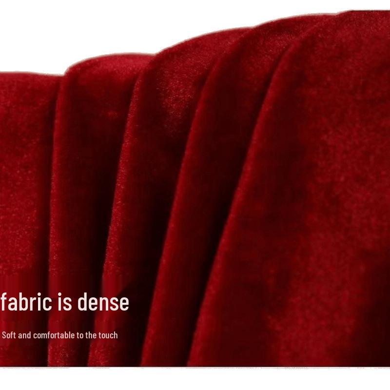 Luxuriöser Rot-Gold-Samt-Hochzeits-Hintergrund und Tischdecke