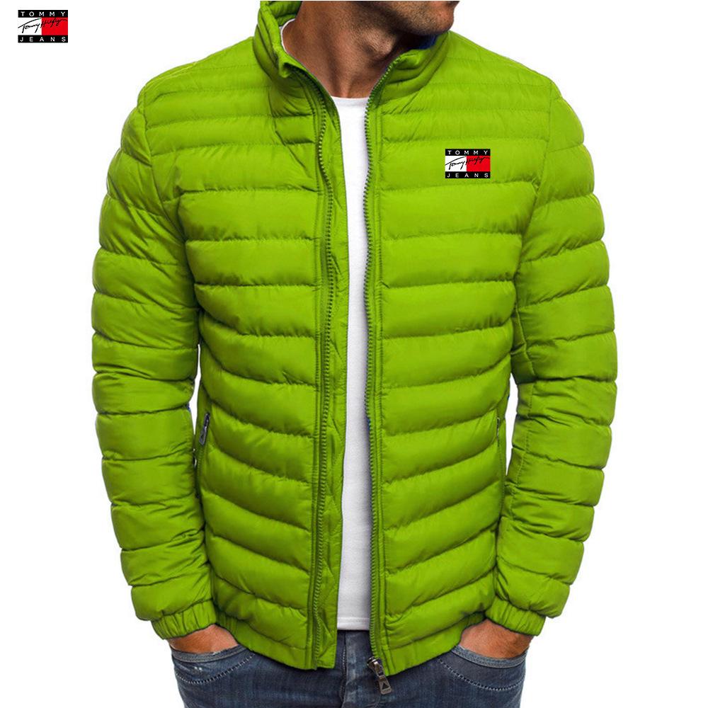 Winterjacke für Herren aus Baumwolle mit Stehkragen – dick, warm und lässig für Outdoor-Sportarten