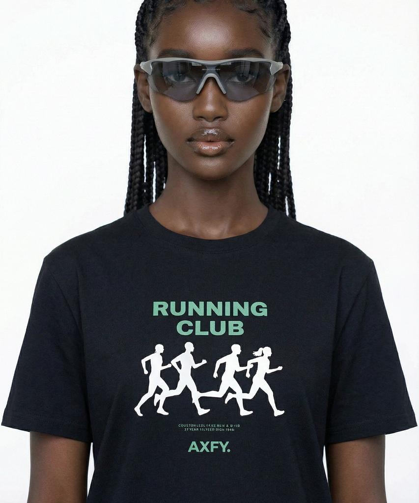 Egseupai Running Club Coolever Short Sleeve T-Shirt - Black
