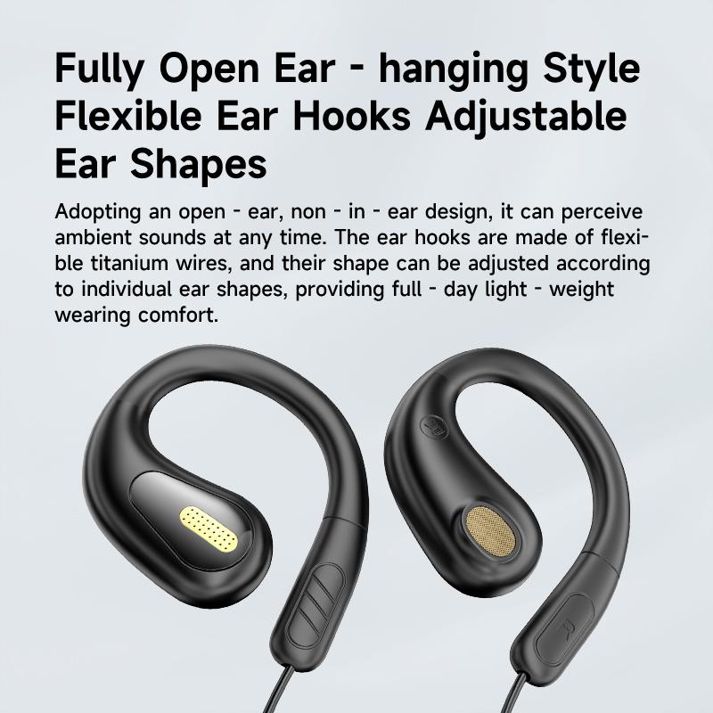 NEW Clip-on Type C&3.5mm Wired Control Headphone 9D Surround Sound Earbuds Sports Headsets ENC Earphones With HD Mic For Samsung