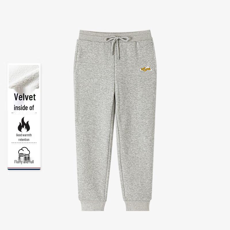 

НАС. АССН ПОЛО. Женские осенне-зимние флисовые спортивные штаны джоггеры свободного кроя S