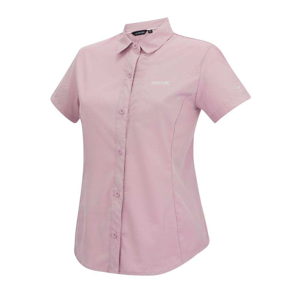 Regatta Womens/Ladies Lightweight Insect Repellent Short-Sleeved Travel Shirt
