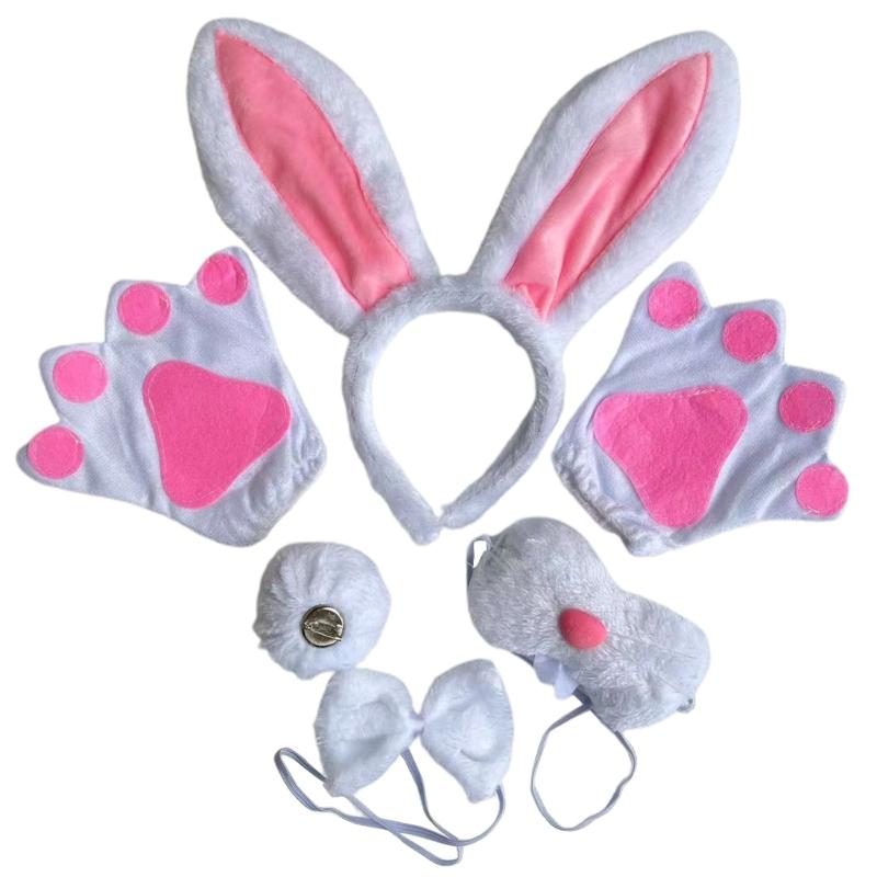 Halloween Easter Bunnies Costumes for Kids Animal Costume Cosplay Accessories