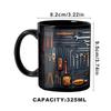 Creative Coffee Mug For Mechanics Mechanic Toolbox Set Mug Toolbox Coffee Cup Black Ceramic Mug For Coffee Ceramic Mug