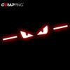 1PCS Car Personality Eagle Eye Brake Tail Light Sticker  Auto Light Hawkeye Styling Decorate Sticker for Chery Tiggo 7 Stickers