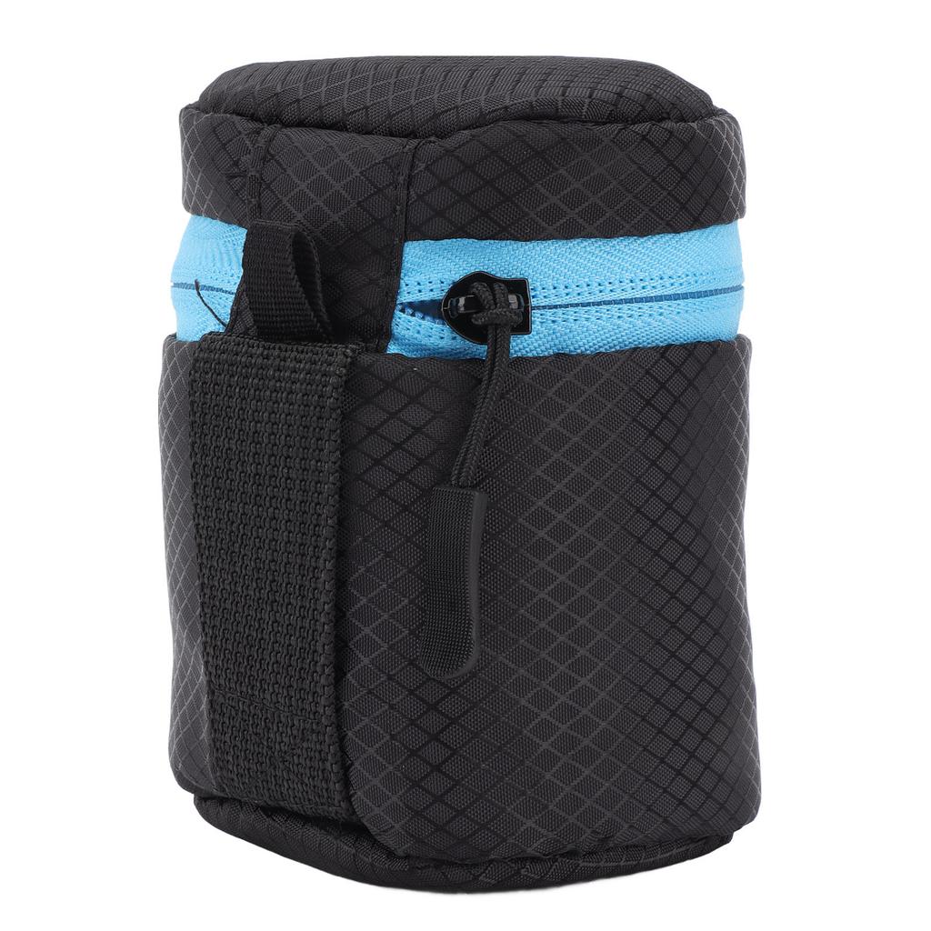Camera Lens Protective Pouch Neoprene Waterproof Lens Case Bag with Zipper for DSLR Camera
