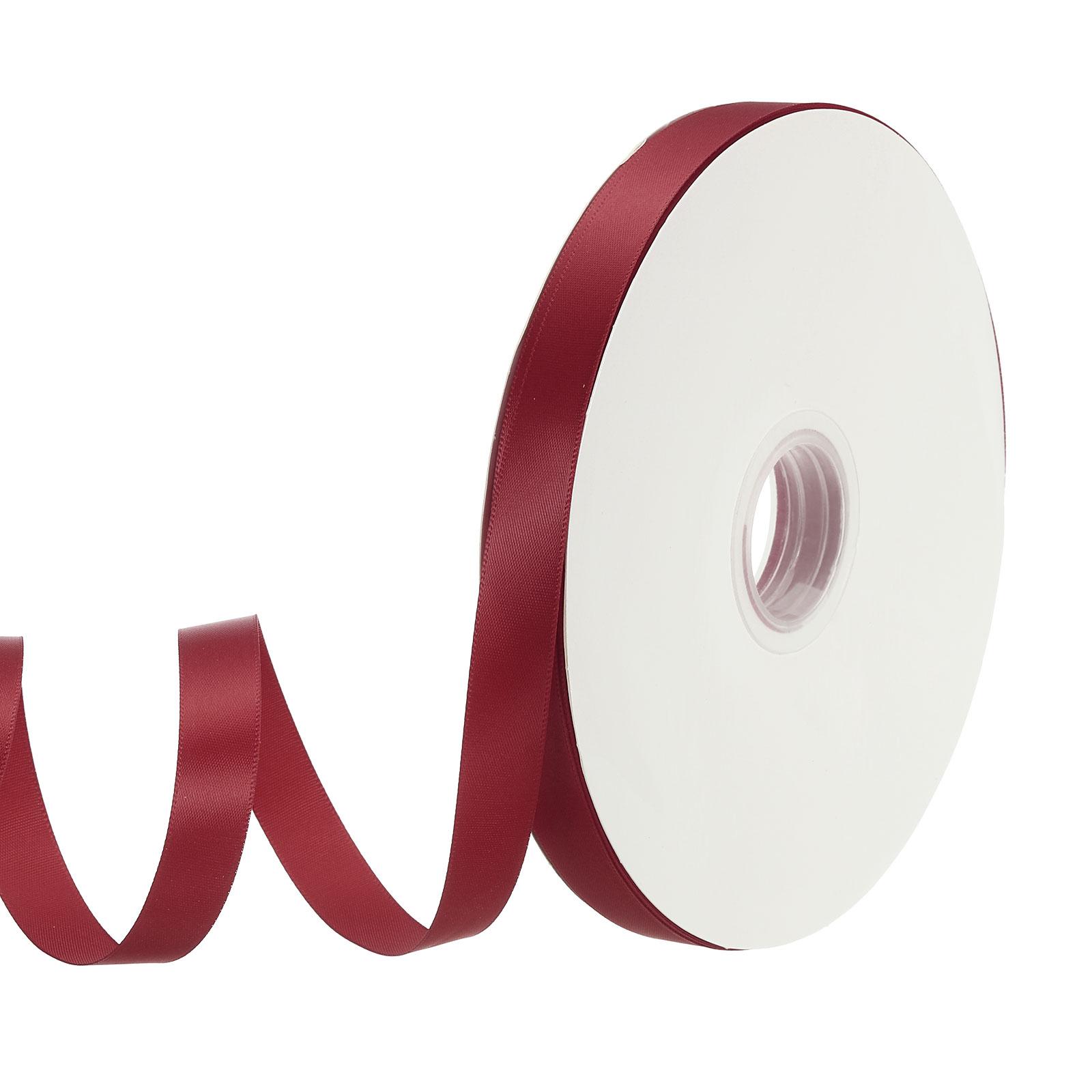 

Polyester Satin Ribbon Single Faced Grosgrain Ribbon Solid Fabric Ribbon for Crafts Wedding Party Gift Wrapping 5/8 x100Yard 1.5cm бордовый