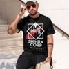 Retro Gaming Style Unisexs TShirt Shinra Corp Midgar Logo Design Summer Casual Wear Gift For Gamers And Anime Fans 2026 New Model