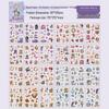 Yue Zhen Retro Journey Die-Cut Sticker Book for DIY Journals