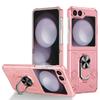 For Samsung Z FliP7 Folding Phone Case Mecha Ring Holder Galaxy Z FliP6 Case