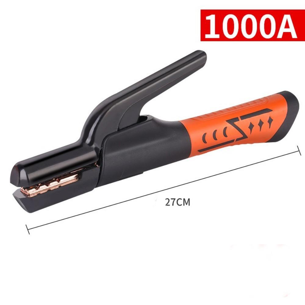 500A 1000A Welding Electrode Holder Heavy Duty Secure Grip Electrode Clamp Thickened Anti-scald Welding Tongs For Welders
