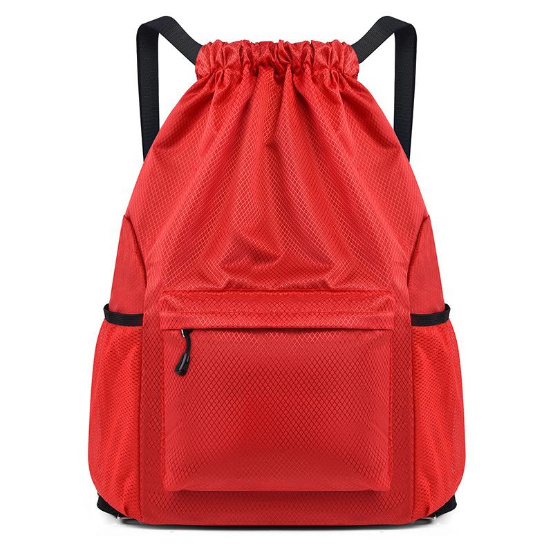 Bundle Bag Dry and Wet Separation Swimming Storage Backpack Travel Bag Drawstring Backpack Sports Training Basketball Bag