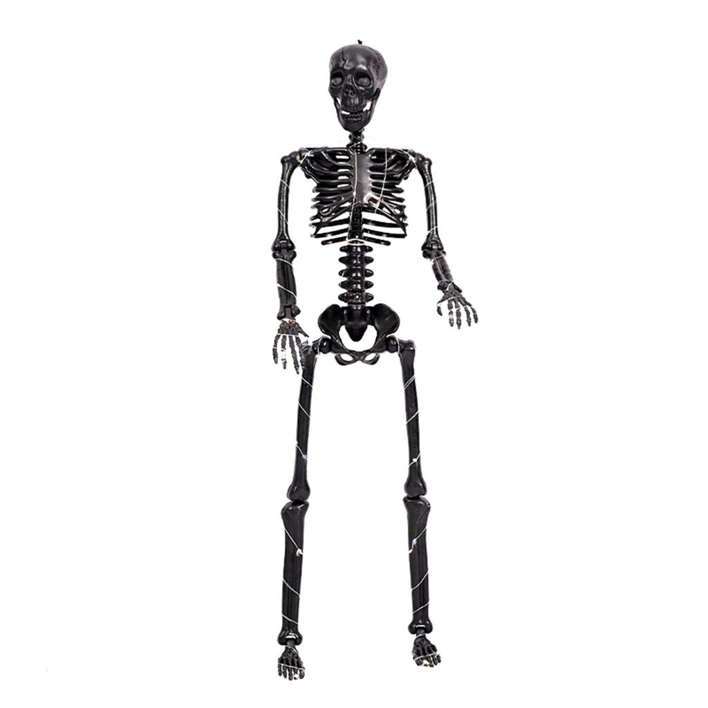 Halloween Ornaments 90cm Black Luminous Joints Adjustable Festival Atmosphere Decoration Layout