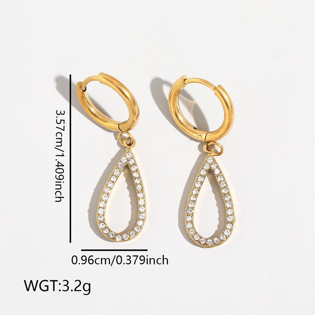 Novirassine Nautical Turtle Shell Hoop Earrings 18K Gold Plated Stainless Steel Zircon Jewelry for Women Summer Beach Dangle