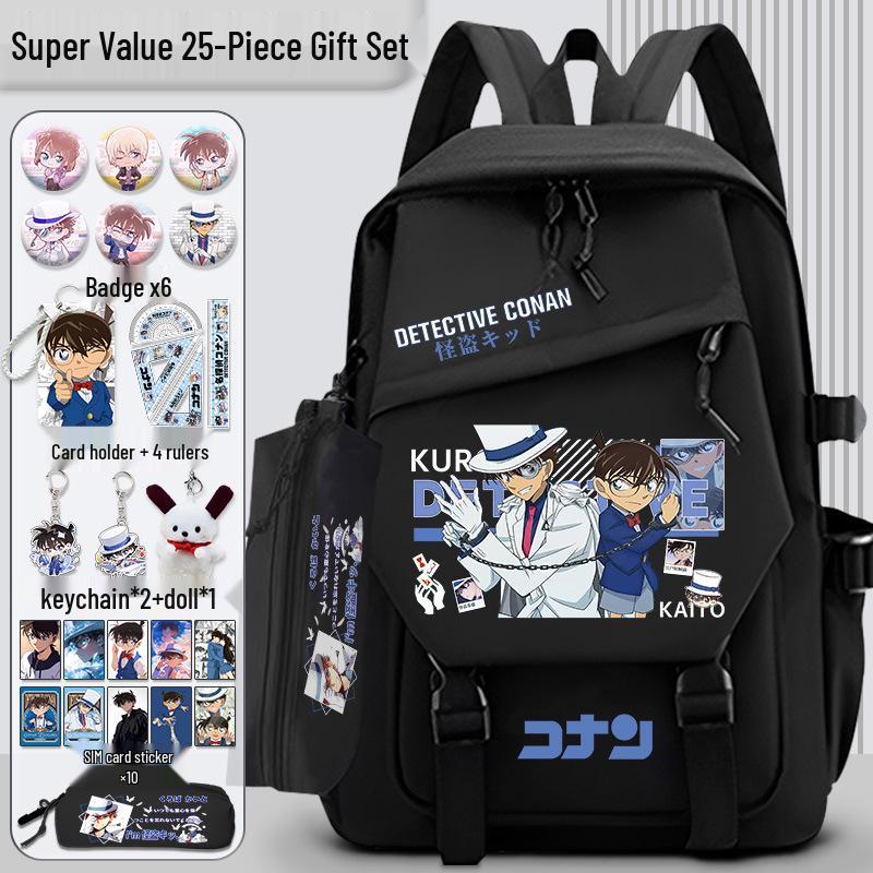 Detective Conan x Kaito Kid Large Capacity Backpack for Students