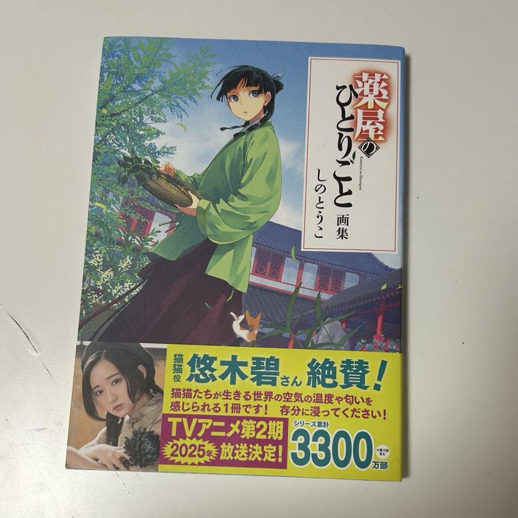 [USED] Pharmacist's Monologue Art Book with Obi by Shino Touko