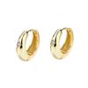 Hot Sale Fashion Jewelry 925 Sterling Silver Earring Star Light Zircon Gold Plated Hoop Earrings for Women