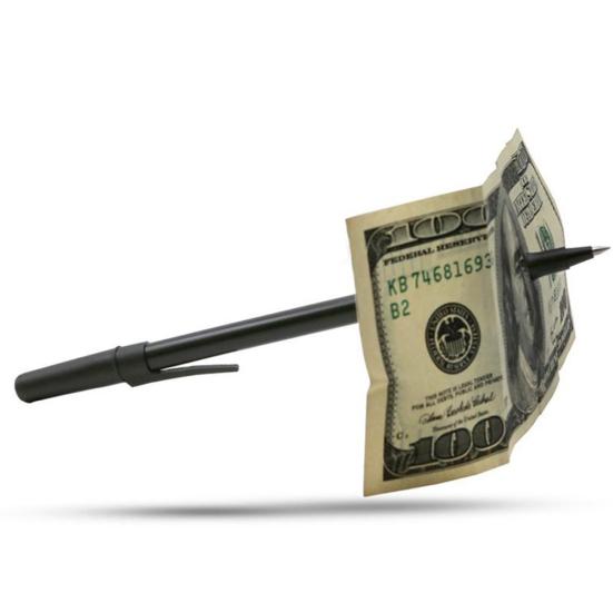 Niesamowita zabawka z bliska penetracja magicznego długopisu przez rekwizyty sztuczek z banknotami dolarowymi