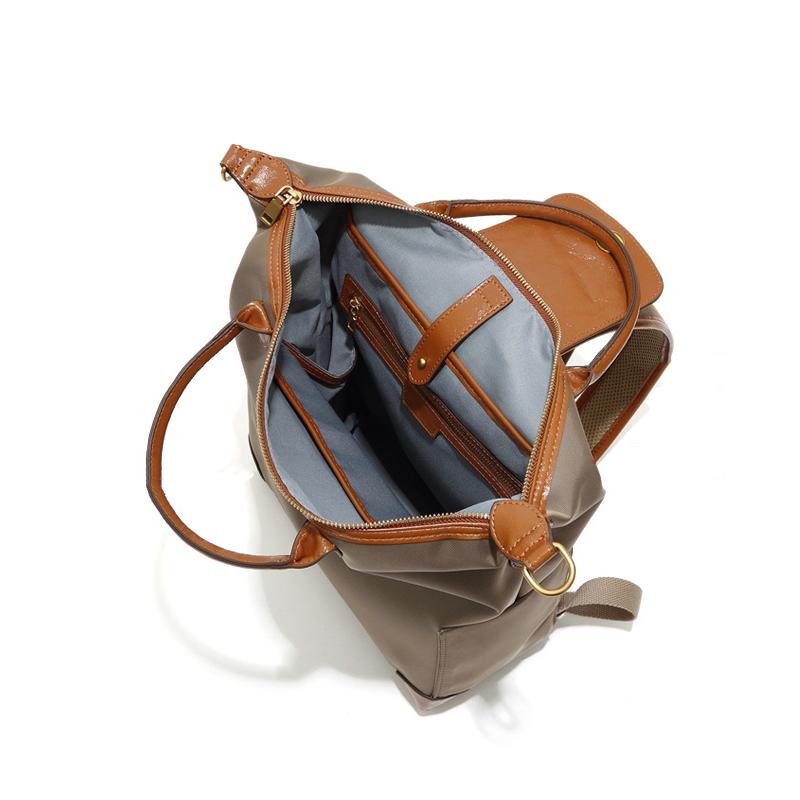 Women's Nylon Backpack Lightweight Large Capacity Versatile for Daily Commute Travel Laptop Minimalist Stylish Design