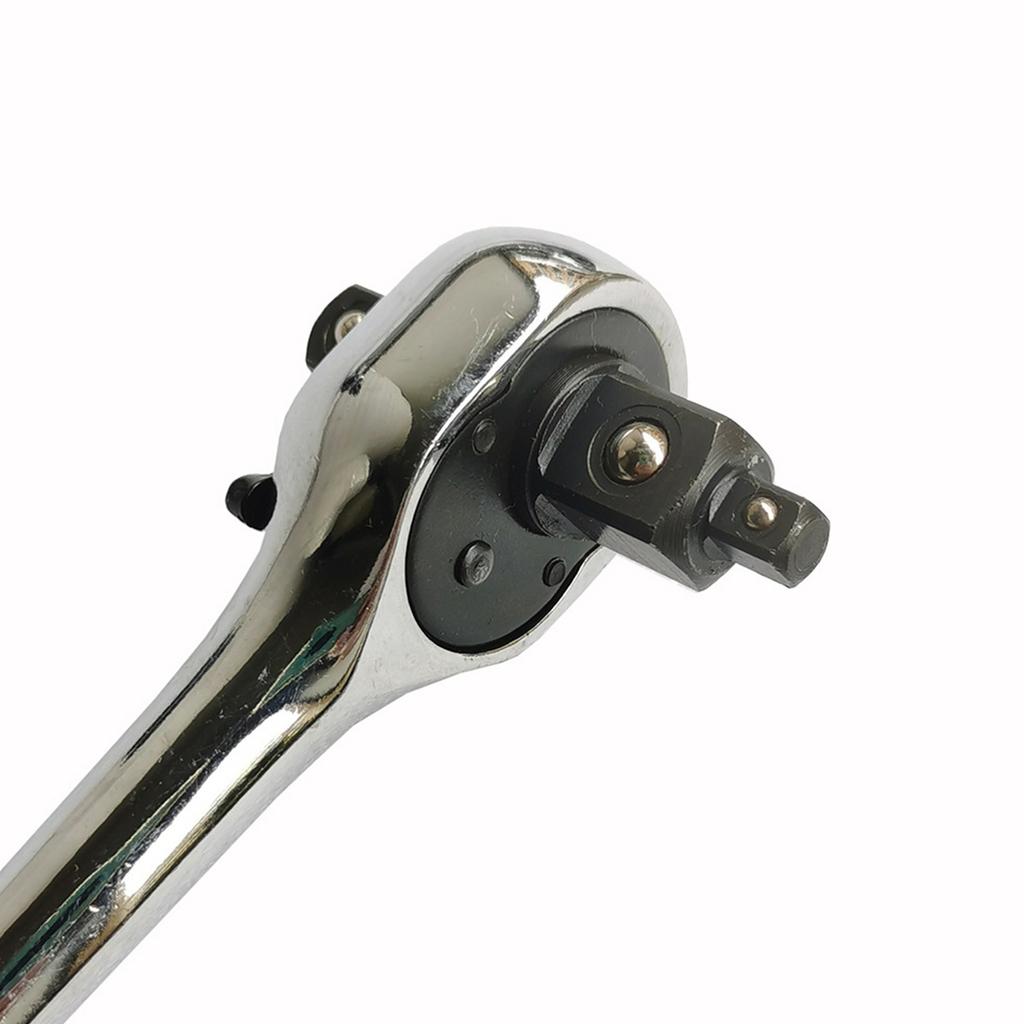 1/4" 3/8" 1/2" Drive Ratchet Wrench Professional Heavy Duty Ratchet Quick-release Reversible Ratchet Spanner 72-Tooth