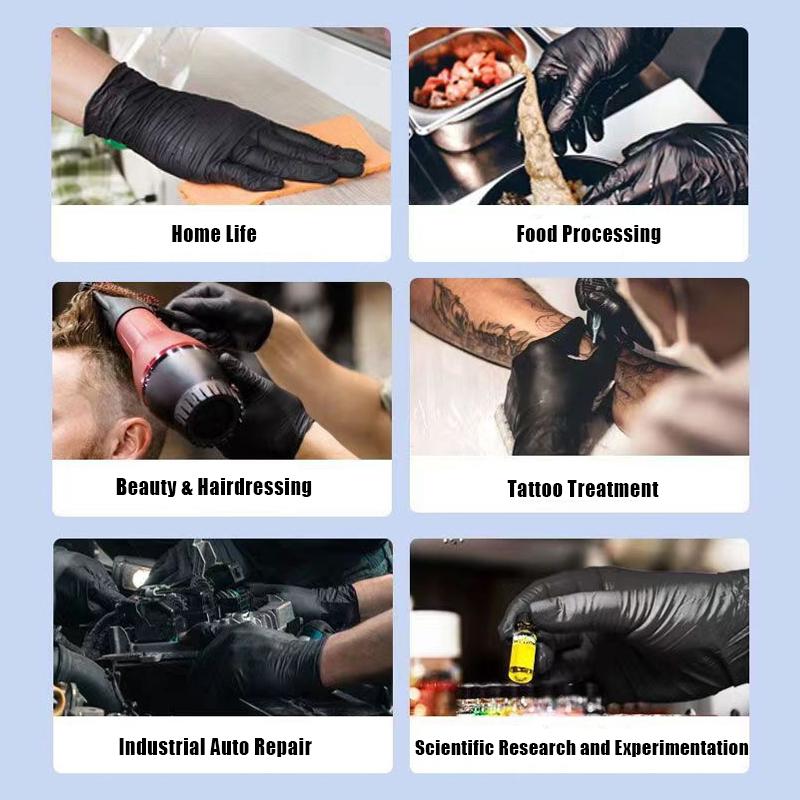 Thickened Disposable Pvc Food-Grade Dishwashing Gloves Waterproof And Oil-Resistant 100 Pieces/Box