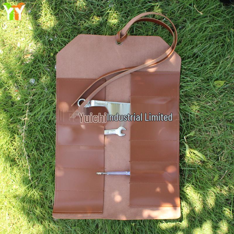 Leather Tool Roll Bag for Automotive Repair Tools