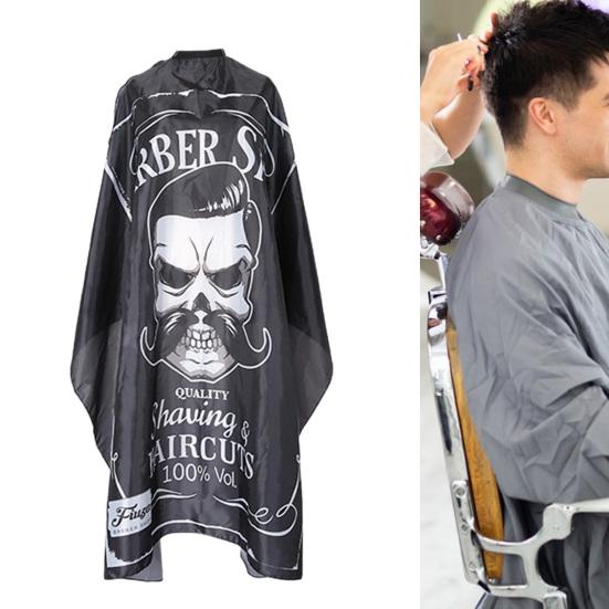 1 Set Friseurumhang mit breiter Abdeckung, nicht klebriges Haar, staubdicht, mit Reinigungsbürste, Haarbehandlung, Schneiden, Färben, Dauerwelle, Schürze, Salonbedarf