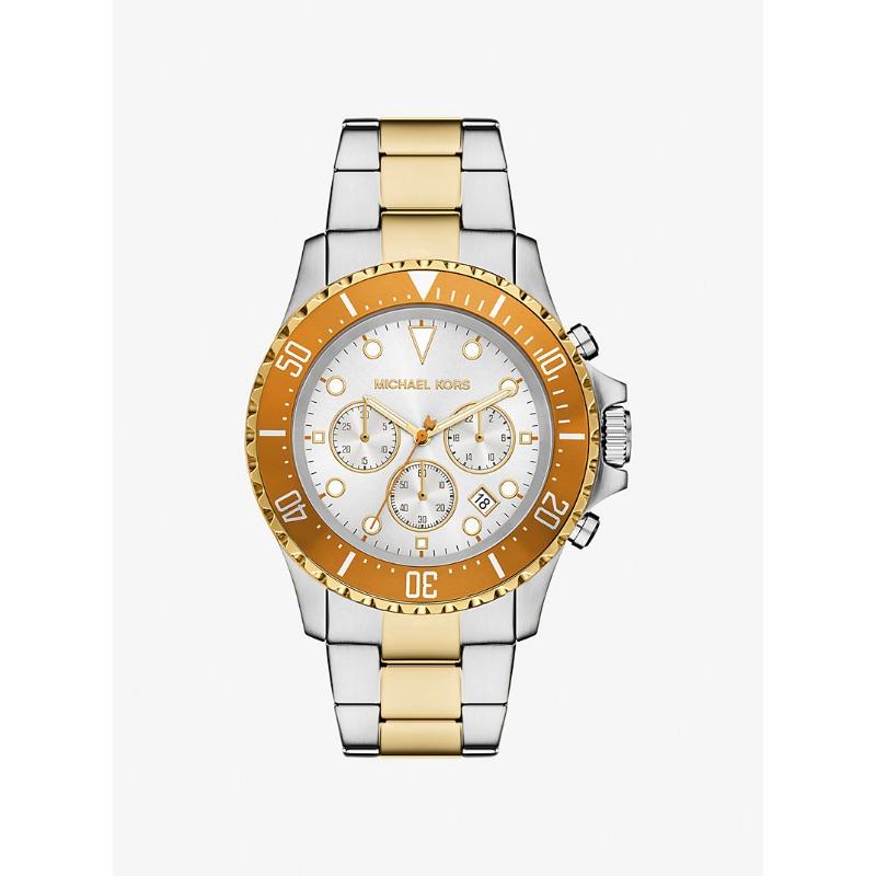

Большие двусторонние часы Michael Kors Everest MKO1183 оранжевый