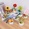 Kids Toy Building Block Flower Model Eternal Bouquet Creative Home Desk Plant Decoration Educational Toys For Kids Birthday Gift