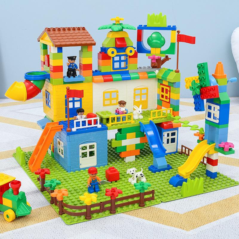 Large Particle Educational Building Blocks Toy - Castle Series 2025 for Boys & Girls, New Children's Gift