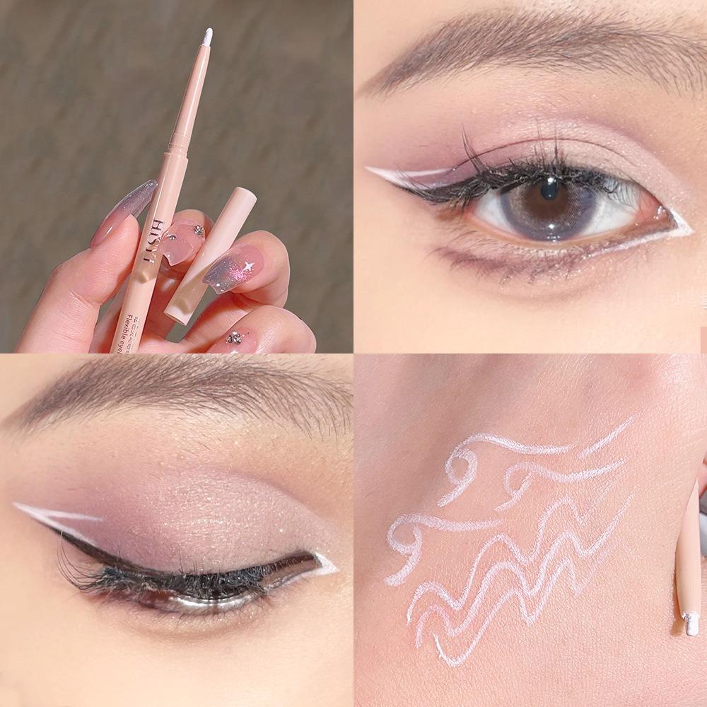 Ultra-fine Gel Eyeliner Pencil Rose Brown Under Eye Liner Pen Waterproof Matte Aegyosal Lying Silkworm Quick Drying Eyes Makeup