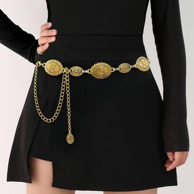 Bohemian Retro Waist Chain Belt for Women: Versatile Accessory for Skirts and Pants