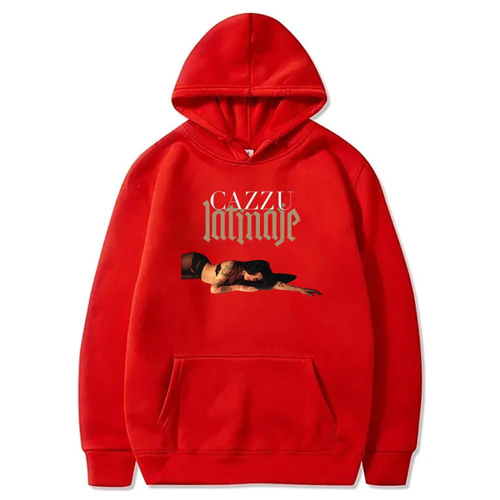 Cazzu Latinaje Tour Hoodies Trendy Men Women Sweatshirts for Autumn Winter Long Sleeve Pullovers Loose Casual Clothing