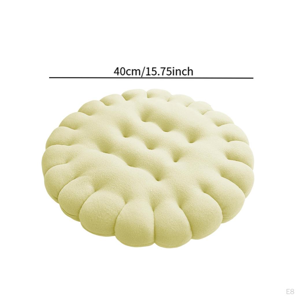 Biscuit Shape Cushion Chair Pad Butt Cute Soft Comfortable Simple Throw Pillow Floor