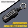 3 4 Boutons Style Carbone ABS Housse de Boîtier de Clé de Voiture Porte-clés pour Porsche Panamera 997 944 924 Cayenne 958 911 971 911 9YA Macan Boxster