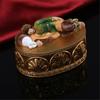 St Joseph Sleeping Jewelry Box Mini Desktop Statue Decoration Religious Figurine Small Cosmetic Organizer Display Case Ornament