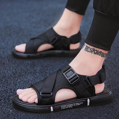Men's Summer Dual-Use Sandals: Open-Toe Beach & Driving Casual Slippers