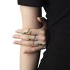 Fashion Snake Niche Design High-End Joint Ring Lady's 1PC Open Ring And Light Luxury