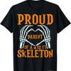 Proud Mom Of A 12 Foot Skeleton Funny Halloween Skeleton T-Shirt