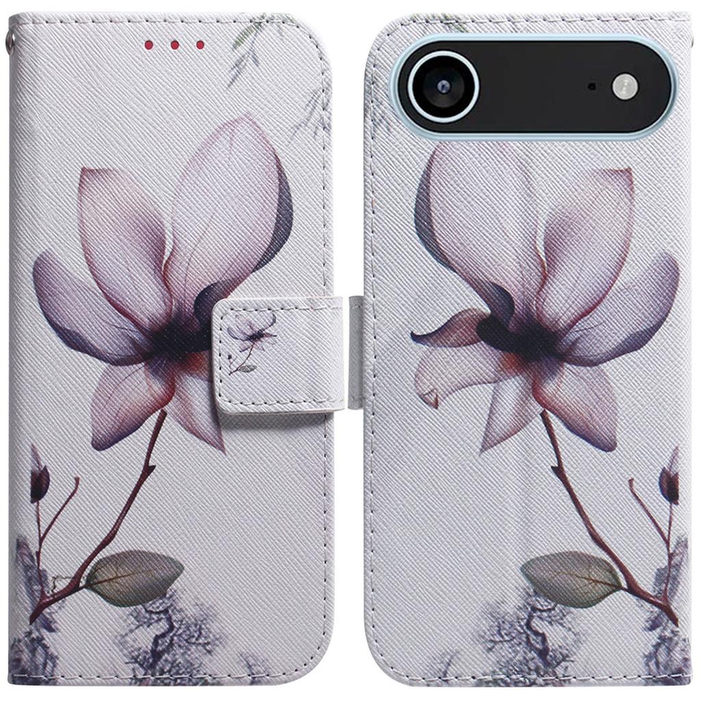 For iPhone 17 Air Wallet Case Pattern Print Leather Phone Cover
