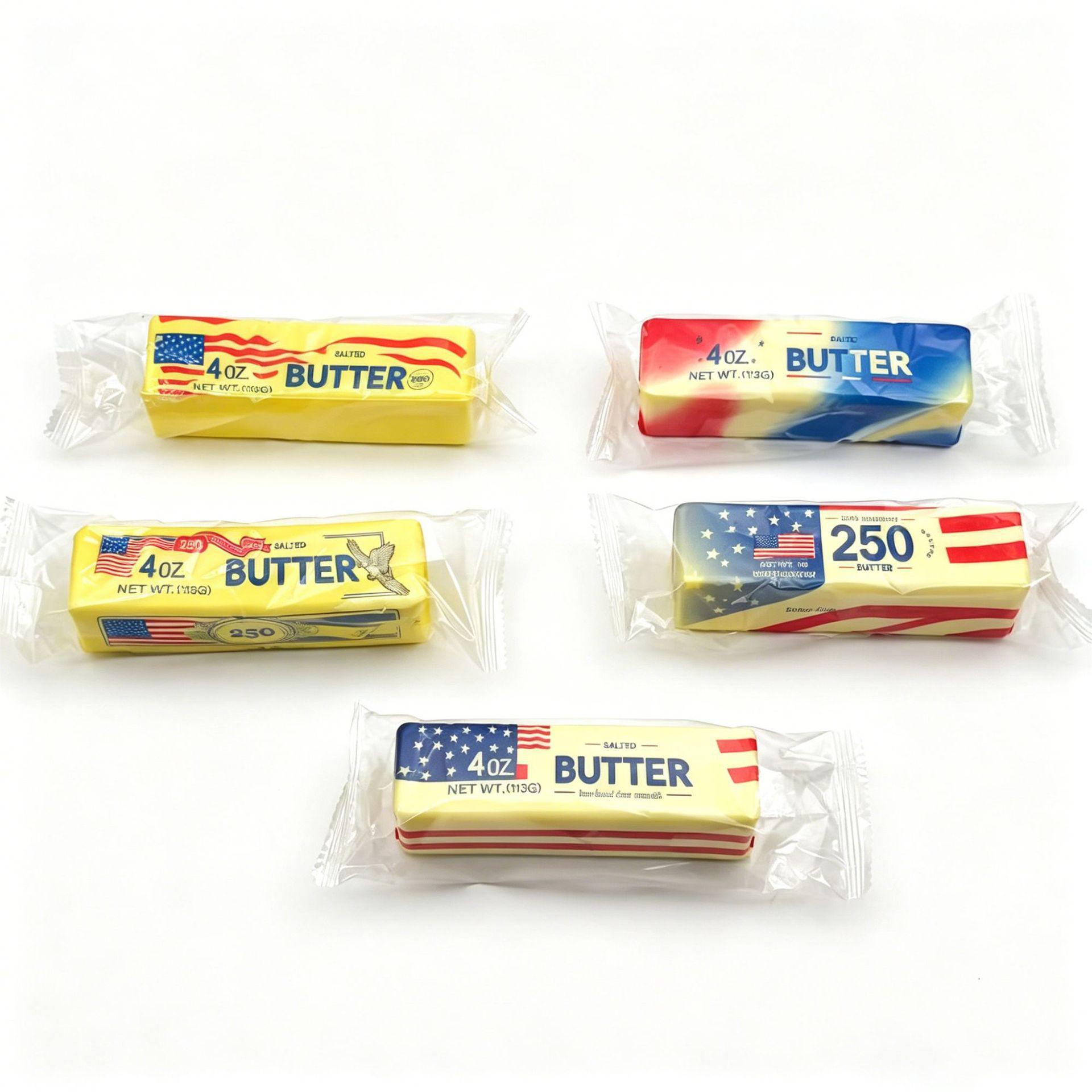 

Hachim Butter Stick Slow Rebound Squeeze Toy - Soft Decompression Finger Food Toy 14cm