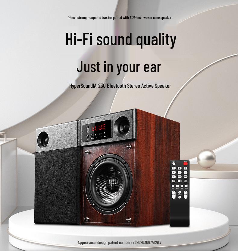 Haoyun HiFi Audiophile 2.0 Desktop Bookshelf Speakers for TV or Computer