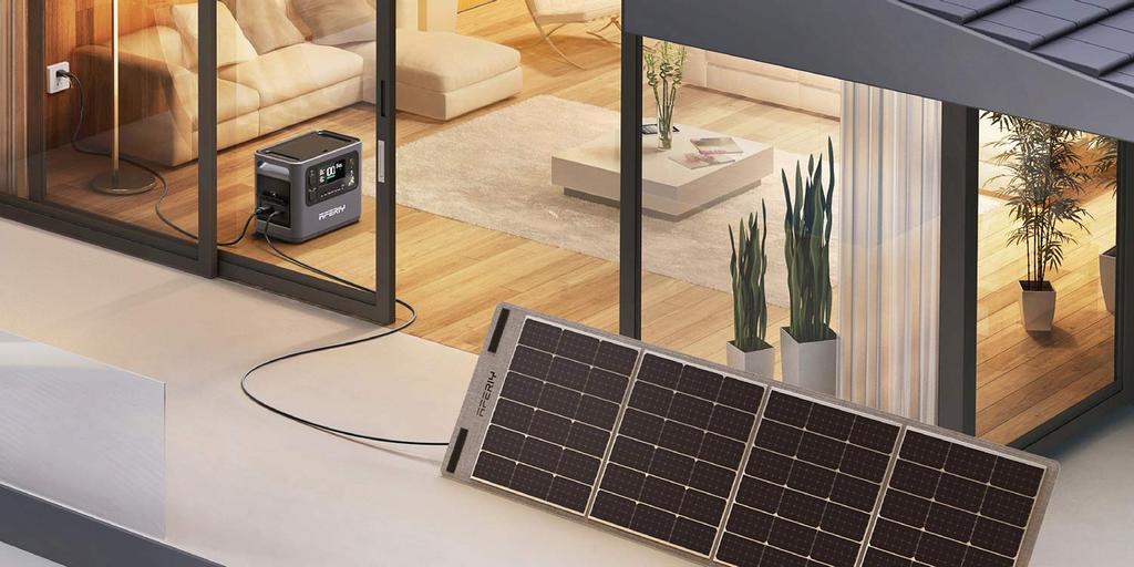 Portable Power Station AFERIY P110-E, 1200W AC Output, 1008Wh LiFePO4 Battery, Fast Charging, 12 Outputs, UPS Function, APP Control