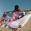 Anime Puella Magi Madoka Magica Beach Towel Cartoon Cute Summer Kids Large Bath Pool Beach Towel Microfiber Absorbent