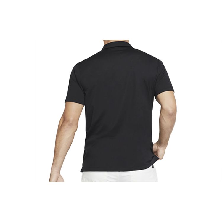 Nike Dri-Fit Player Striped Golf Polo Shirt Men Tops Black BV0471-010