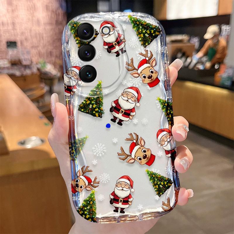 Hot Santa Claus Christmas Phone Case for Samsung Galaxy A50 A35 A34 A33 A32 A24 A23 A22 A13 A12 M55 M54 M35 M14 Protective Cover