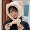 Teddy Bear Cute Winter Fur Pom Pom Hat
